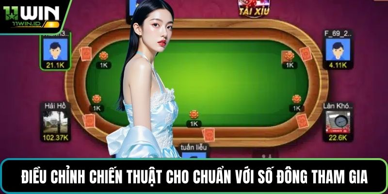 Điều chỉnh chiến thuật cho chuẩn với số đông tham gia
