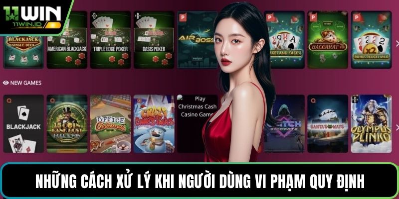 Những cách xử lý khi người dùng vi phạm quy định